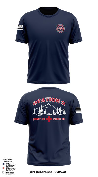 Station 2 10028209 Short Sleeve Performance Shirt - 1