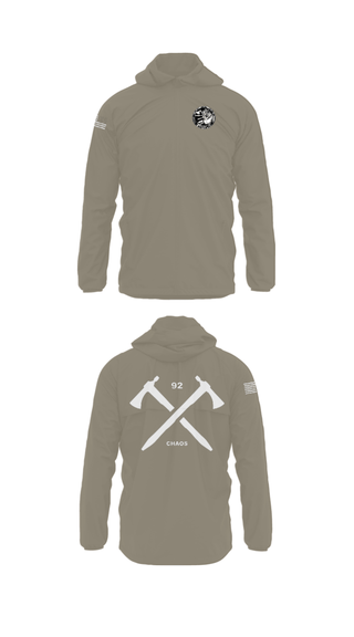 Windbreaker, C Co 92nd CA, Army, Teamtime, Team time, sublimation, custom sports apparel, team uniforms, spirit wear, spiritwear, sports uniforms, custom shirts, team store, custom team store, fundraiser sports, apparel fundraiser