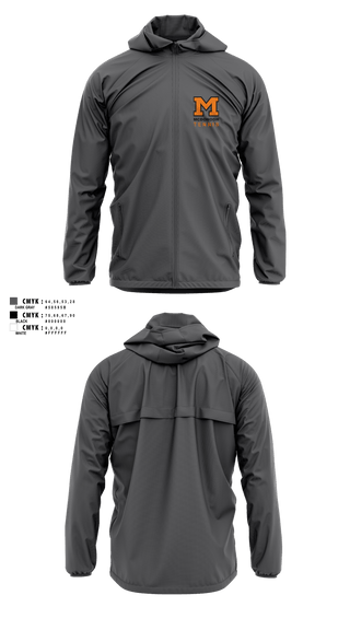 Windbreaker, Girls Tennis McDonogh School, Tennis, Teamtime, Team time, sublimation, custom sports apparel, team uniforms, spirit wear, spiritwear, sports uniforms, custom shirts, team store, custom team store, fundraiser sports, apparel fundraiser