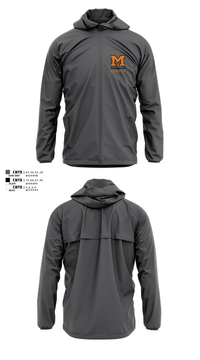 Girls Tennis McDonogh School 72297227 Windbreaker - 2
