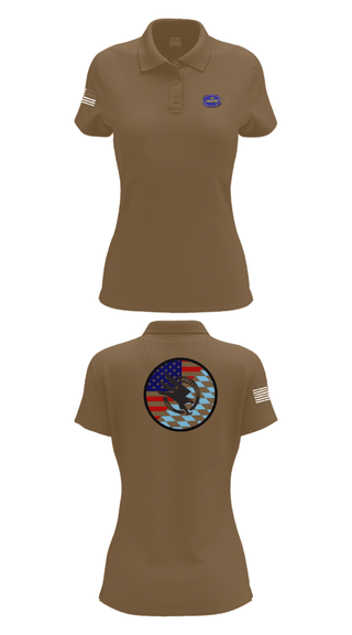 Womens Short Sleeve Performance Polo, Falcon Team, JMRC, Army, Teamtime, Team time, sublimation, custom sports apparel, team uniforms, spirit wear, spiritwear, sports uniforms, custom shirts, team store, custom team store, fundraiser sports, apparel fundraiser