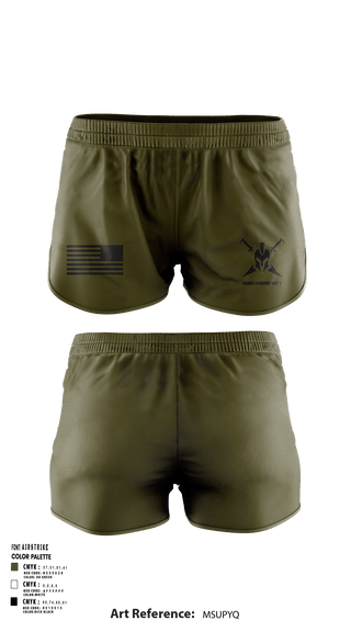 Ranger Panties, Bravo Company Det 1 Recruiting and Retention Battalion, National Guard, Teamtime, Team time, sublimation, custom sports apparel, team uniforms, spirit wear, spiritwear, sports uniforms, custom shirts, team store, custom team store, fundraiser sports, apparel fundraiser