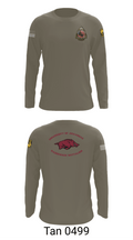 University of Arkansas Army ROTC - Razorback Battalion 15416563 Long Sleeve Performance Shirt - 66