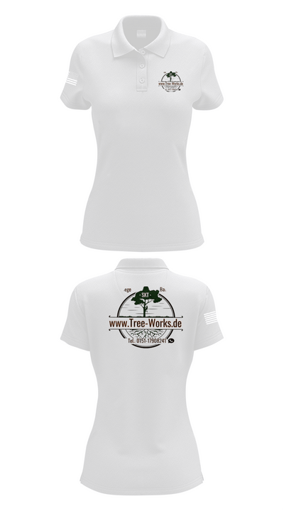 www.Tree-Works.de 32054649 Women's Short Sleeve Performance Polo  - 17