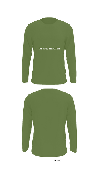 Long Sleeve Performance Shirt, 346 MP CO 3rd Platoon, Army, Teamtime, Team time, sublimation, custom sports apparel, team uniforms, spirit wear, spiritwear, sports uniforms, custom shirts, team store, custom team store, fundraiser sports, apparel fundraiser