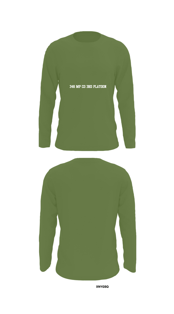 Long Sleeve Performance Shirt, 346 MP CO 3rd Platoon, Army, Teamtime, Team time, sublimation, custom sports apparel, team uniforms, spirit wear, spiritwear, sports uniforms, custom shirts, team store, custom team store, fundraiser sports, apparel fundraiser
