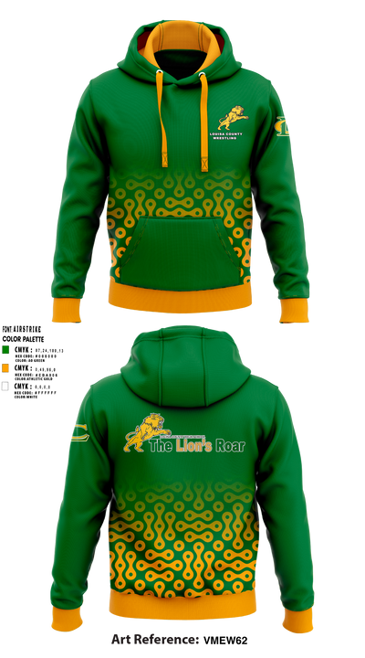 Louisa County High School Wrestling 22462068 Hoodie - 5