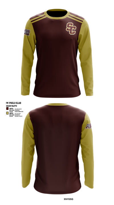 St. Cloud Bulldogs 23031101 Long Sleeve Performance Shirt 2