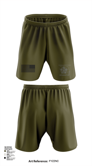 Athletic Shorts With Pockets, Broward Fraternal Order of Police, Police, Teamtime, Team time, sublimation, custom sports apparel, team uniforms, spirit wear, spiritwear, sports uniforms, custom shirts, team store, custom team store, fundraiser sports, apparel fundraiser