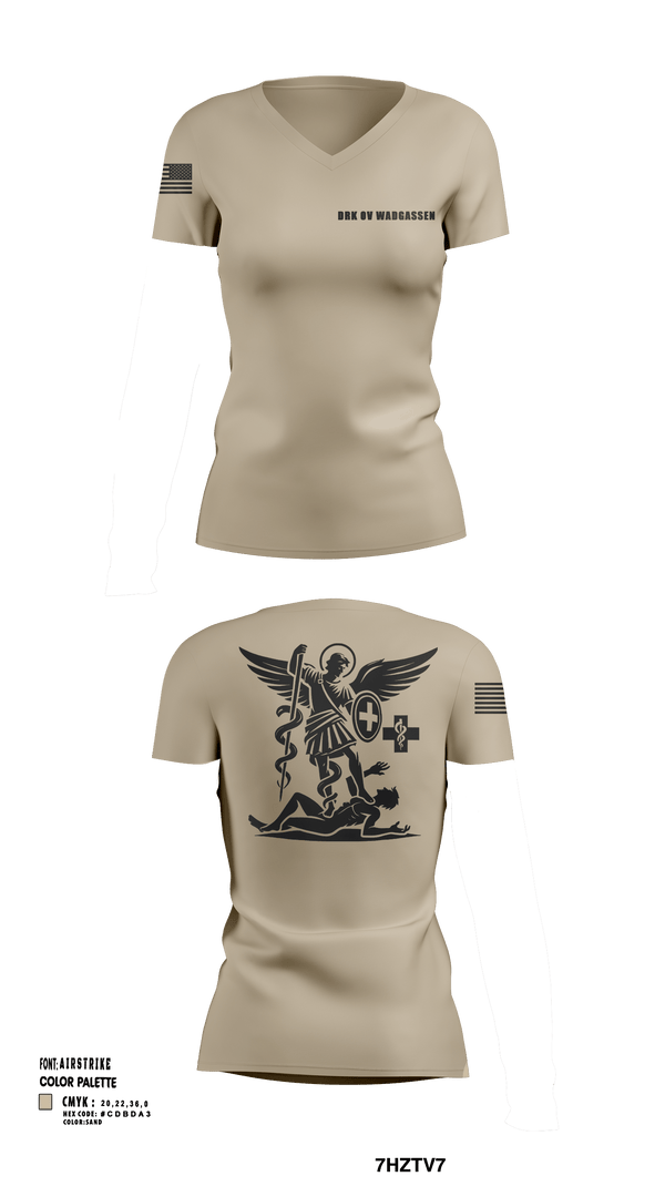 Womens Short Sleeve Vneck Shirt, DRK ov Wadgassen, Fire Department, Teamtime, Team time, sublimation, custom sports apparel, team uniforms, spirit wear, spiritwear, sports uniforms, custom shirts, team store, custom team store, fundraiser sports, apparel fundraiser