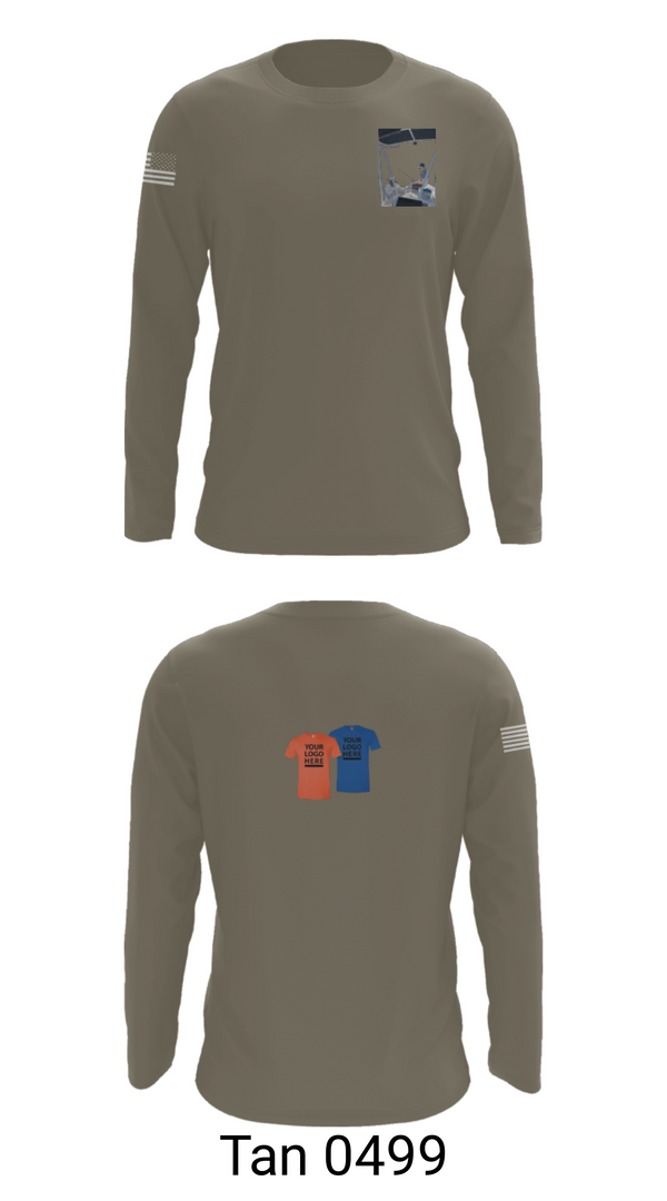 Long Sleeve Performance Shirt, 53 weg, Air Force, Teamtime, Team time, sublimation, custom sports apparel, team uniforms, spirit wear, spiritwear, sports uniforms, custom shirts, team store, custom team store, fundraiser sports, apparel fundraiser