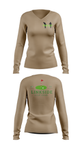 On the Links Golf Co 48920069 Women's Long Sleeve V-neck Shirt - 41