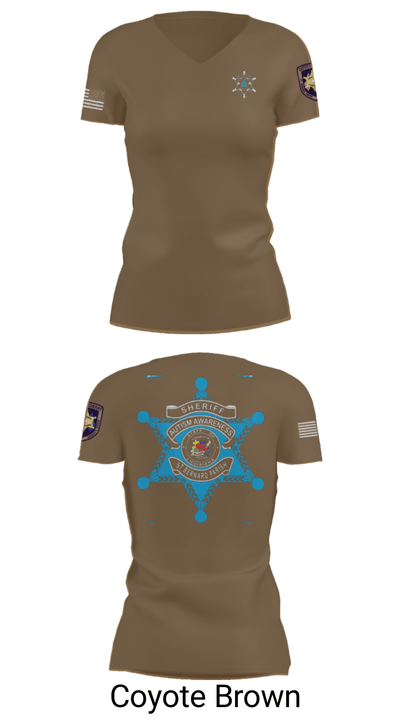 C.I.B. 14184505 Women's Short Sleeve V-neck Shirt - 12