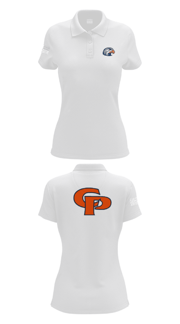 Women's Short Sleeve Performance Polo, College Place High School Cross Country, Cross Country, Teamtime, Team time, sublimation, custom sports apparel, team uniforms, spirit wear, spiritwear, sports uniforms, custom shirts, team store, custom team store, fundraiser sports, apparel fundraiser