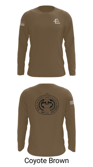 Long Sleeve Performance Shirt, E/701, Army, Teamtime, Team time, sublimation, custom sports apparel, team uniforms, spirit wear, spiritwear, sports uniforms, custom shirts, team store, custom team store, fundraiser sports, apparel fundraiser