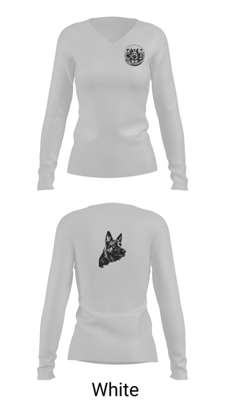 Womens Long Sleeve Vneck Shirt, Next Level K9 Ky, E-Sports, Teamtime, Team time, sublimation, custom sports apparel, team uniforms, spirit wear, spiritwear, sports uniforms, custom shirts, team store, custom team store, fundraiser sports, apparel fundraiser