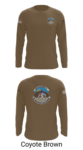 Long Sleeve Performance Shirt, Detachment 1, 3rd Combat Weather Sqd, Air Force, Teamtime, Team time, sublimation, custom sports apparel, team uniforms, spirit wear, spiritwear, sports uniforms, custom shirts, team store, custom team store, fundraiser sports, apparel fundraiser