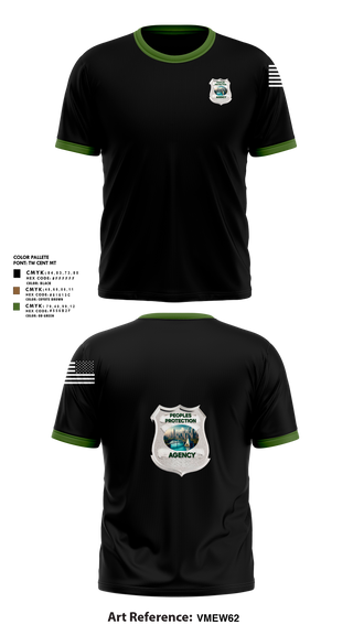 Short Sleeve Performance Shirt, Peoples Protection Agency, LLC, , Teamtime, Team time, sublimation, custom sports apparel, team uniforms, spirit wear, spiritwear, sports uniforms, custom shirts, team store, custom team store, fundraiser sports, apparel fundraiser