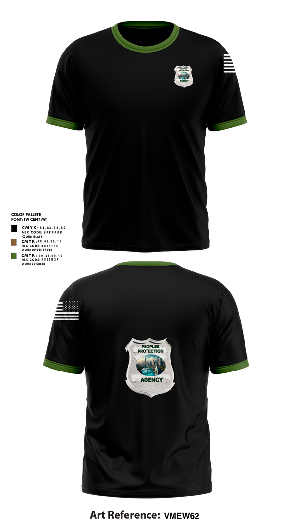 Short Sleeve Performance Shirt, Peoples Protection Agency, LLC, , Teamtime, Team time, sublimation, custom sports apparel, team uniforms, spirit wear, spiritwear, sports uniforms, custom shirts, team store, custom team store, fundraiser sports, apparel fundraiser