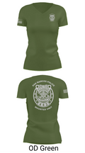San Marcos Police Mounted Unit 48191371 Women's Short Sleeve V-neck Shirt - 46