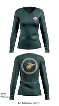 Goodfellow AFB MCD 8795837 Women's Long Sleeve V-neck Shirt - 122