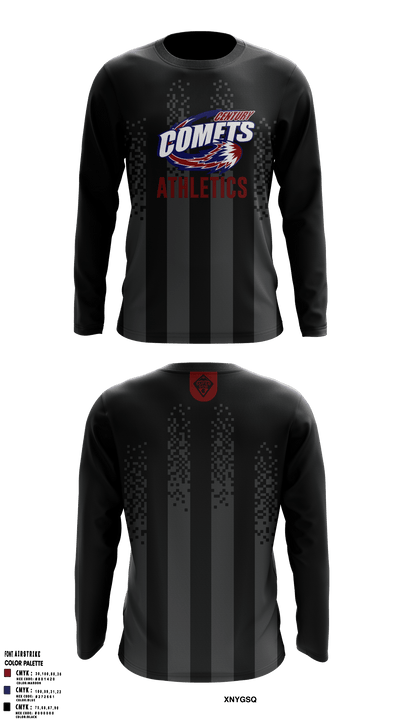 Century Middle School 4855842 Long Sleeve Performance Shirt - 1