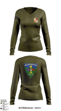 CLB-1 1535130 Women's Long Sleeve V-neck Shirt - 108