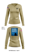 Navy Seal  Women's Long Sleeve V-neck Shirt - 1