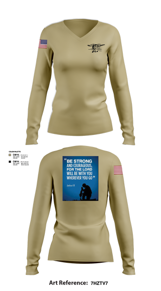 Womens Long Sleeve Vneck Shirt, , Navy, Teamtime, Team time, sublimation, custom sports apparel, team uniforms, spirit wear, spiritwear, sports uniforms, custom shirts, team store, custom team store, fundraiser sports, apparel fundraiser