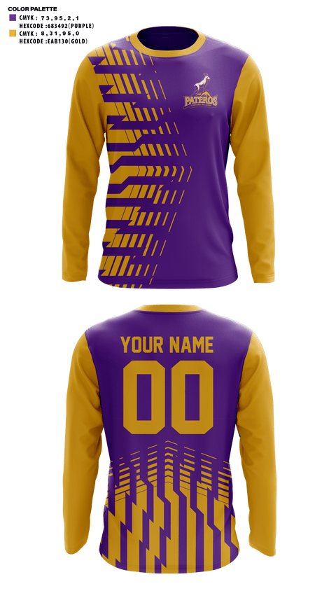 Long Sleeve Performance Shirt, Pateros High School Soccer, Women's Soccer, Teamtime, Team time, sublimation, custom sports apparel, team uniforms, spirit wear, spiritwear, sports uniforms, custom shirts, team store, custom team store, fundraiser sports, apparel fundraiser