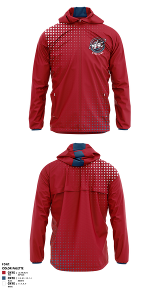 Windbreaker, MPAC 360° Wrestling, Wrestling, Teamtime, Team time, sublimation, custom sports apparel, team uniforms, spirit wear, spiritwear, sports uniforms, custom shirts, team store, custom team store, fundraiser sports, apparel fundraiser