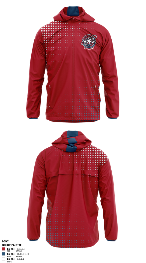 Windbreaker, MPAC 360° Wrestling, Wrestling, Teamtime, Team time, sublimation, custom sports apparel, team uniforms, spirit wear, spiritwear, sports uniforms, custom shirts, team store, custom team store, fundraiser sports, apparel fundraiser