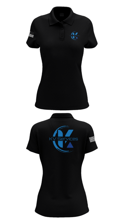 kvservices 91325373 Women's Short Sleeve Performance Polo  - 36