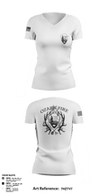 OZARK FIRE 56967541 Women's Short Sleeve V-neck Shirt - 101
