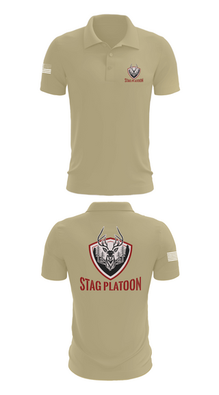 Short Sleeve Performance Polo, Eagle troop 2/2, Army, Teamtime, Team time, sublimation, custom sports apparel, team uniforms, spirit wear, spiritwear, sports uniforms, custom shirts, team store, custom team store, fundraiser sports, apparel fundraiser