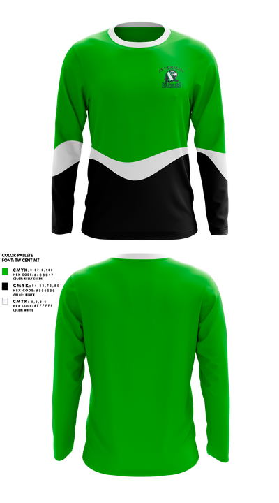 Invermay School 5699613 Long Sleeve Performance Shirt 1