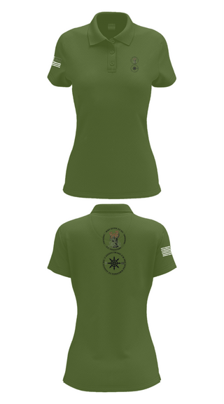Women's Short Sleeve Performance Polo, 205th HHC, National Guard, Teamtime, Team time, sublimation, custom sports apparel, team uniforms, spirit wear, spiritwear, sports uniforms, custom shirts, team store, custom team store, fundraiser sports, apparel fundraiser