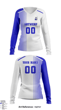 Antwerp Archers 65245545 Women's Long Sleeve V-neck Shirt - 42