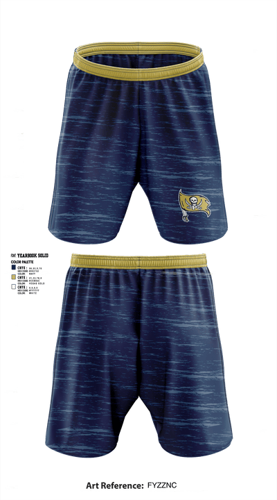 Perrin-Whitt High School Football 10759403 Athletic Shorts With Pockets - 1