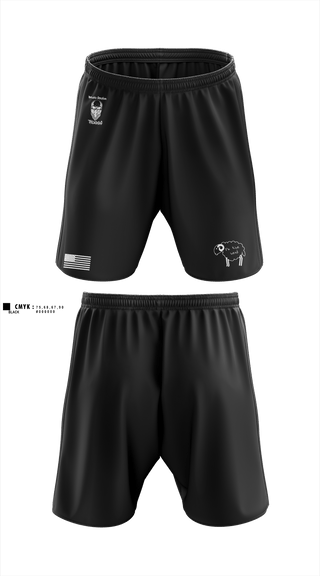 Athletic Shorts With Pockets, Delta Company 1-114th Infantry, National Guard, Teamtime, Team time, sublimation, custom sports apparel, team uniforms, spirit wear, spiritwear, sports uniforms, custom shirts, team store, custom team store, fundraiser sports, apparel fundraiser