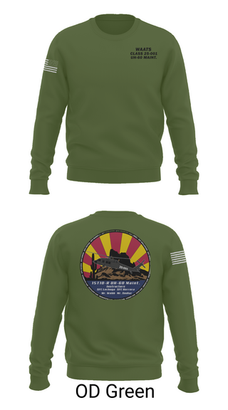 Crew Neck Sweatshirt, WAATS 15T10 CLASS 25-001, , Teamtime, Team time, sublimation, custom sports apparel, team uniforms, spirit wear, spiritwear, sports uniforms, custom shirts, team store, custom team store, fundraiser sports, apparel fundraiser