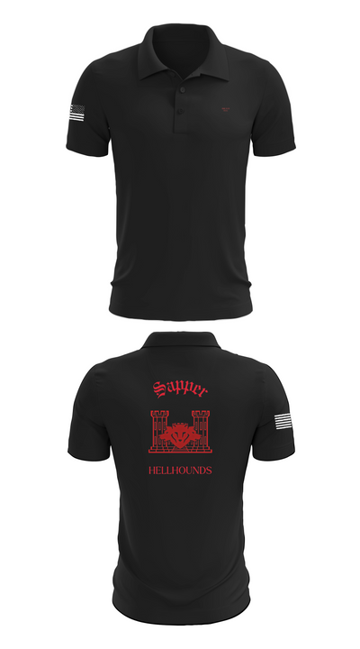 811th EN CO 58008246 Short Sleeve Performance Polo - 26