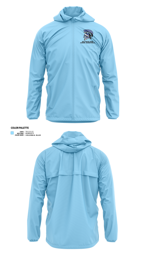 Windbreaker, Waldwick High School Basketball, Women's Basketball, Teamtime, Team time, sublimation, custom sports apparel, team uniforms, spirit wear, spiritwear, sports uniforms, custom shirts, team store, custom team store, fundraiser sports, apparel fundraiser
