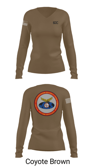 Womens Long Sleeve Vneck Shirt, F.A.S.T., Marines, Teamtime, Team time, sublimation, custom sports apparel, team uniforms, spirit wear, spiritwear, sports uniforms, custom shirts, team store, custom team store, fundraiser sports, apparel fundraiser