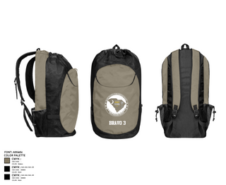 Gear Bag, Bravo 3, National Guard, Teamtime, Team time, sublimation, custom sports apparel, team uniforms, spirit wear, spiritwear, sports uniforms, custom shirts, team store, custom team store, fundraiser sports, apparel fundraiser