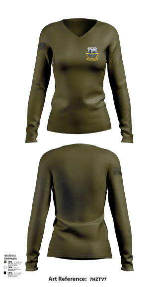 Womens Long Sleeve Vneck Shirt, Echo Co. 2nd battalion, 25th Marine Regiment, , Teamtime, Team time, sublimation, custom sports apparel, team uniforms, spirit wear, spiritwear, sports uniforms, custom shirts, team store, custom team store, fundraiser sports, apparel fundraiser