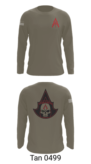 Long Sleeve Performance Shirt, A Co. 1-3 AB, Army, Teamtime, Team time, sublimation, custom sports apparel, team uniforms, spirit wear, spiritwear, sports uniforms, custom shirts, team store, custom team store, fundraiser sports, apparel fundraiser
