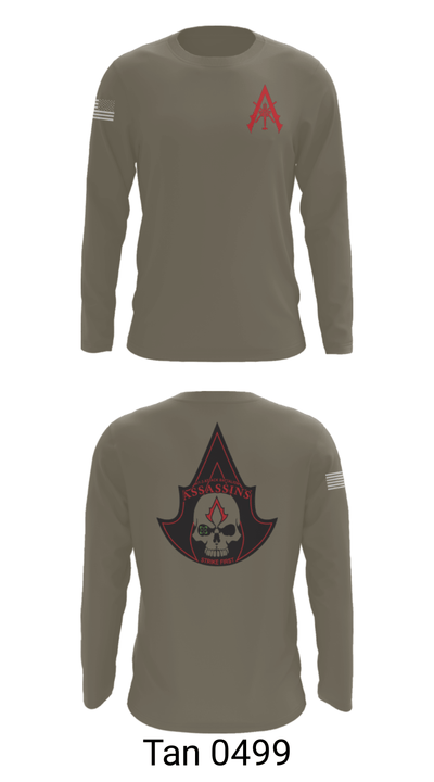 A Co. 1-3 AB 9856173 Long Sleeve Performance Shirt - 66