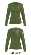 Archer Battery 2-2 FA 26774944 Women's Long Sleeve V-neck Shirt - 57