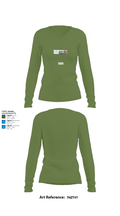 OD01 70309443 Women's Long Sleeve V-neck Shirt - 40